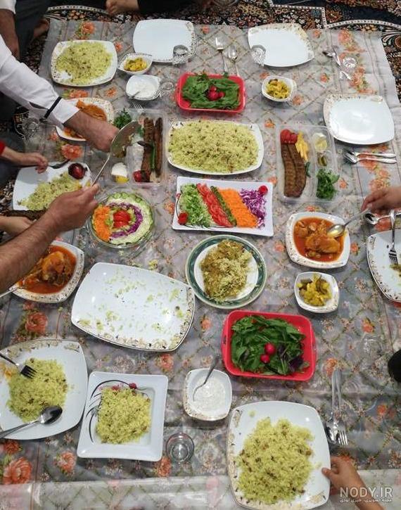 تزیین جوجه کباب خانگی با جعفری برای مهمانی + تزیین سفره کباب