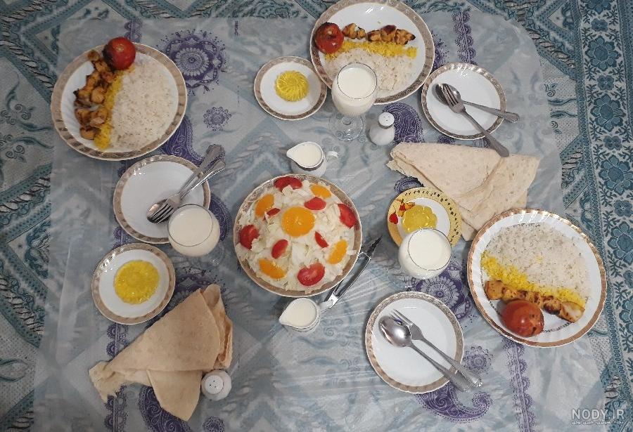 تزیین سفره غذا با بهترین و زیباترین ایده های ایرانی