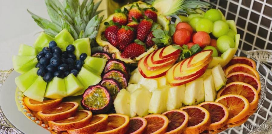 تزیین میز مزه 1402 | تزیین میز مزه با برگ | تزیین میز مزه ساده ...