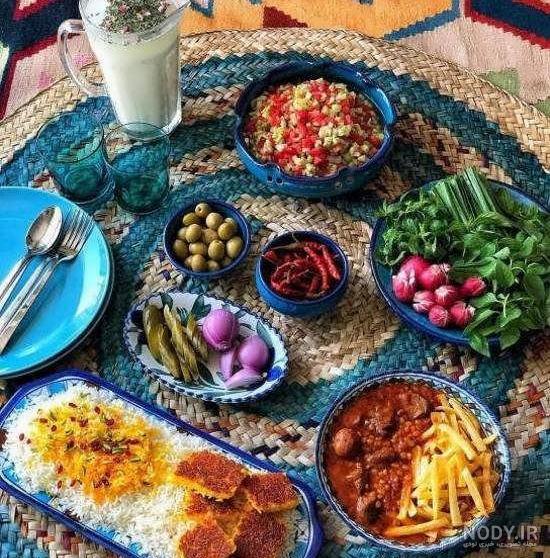 عکس تزیین غذا و سالاد و سفره ایرانی 1402 و 2023 عکس تزیین غذا و سالاد و سفره ایرانی 1402 و 2023