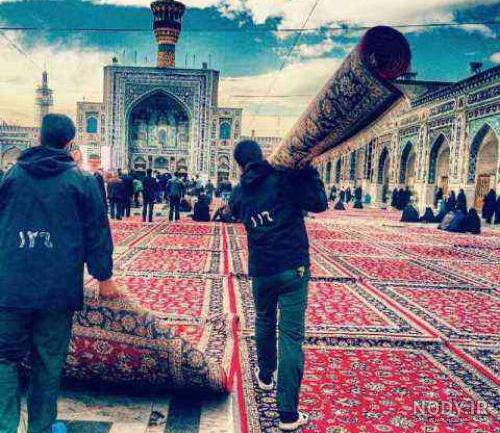 عکس حرم امام رضا با نوشته برای پروفایل عکس حرم امام رضا با نوشته برای پروفایل