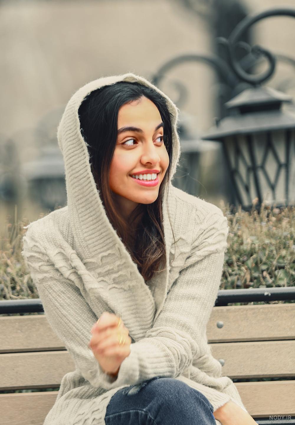 عکس دختر سبزه جذاب