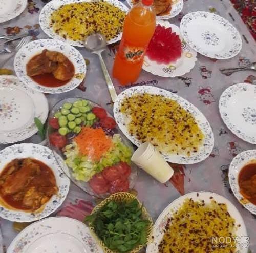 عکس سفره آرایی ناهار عکس سفره آرایی ناهار