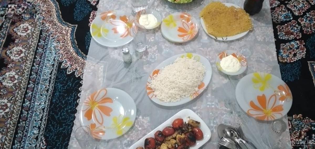 عکس سفره جوجه کباب عکس سفره جوجه کباب