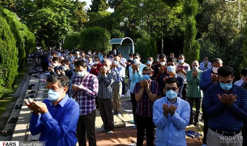 عکس‌های متن و حاشیه نماز عید فطر به امامت رهبر انقلاب - خبرآنلاین