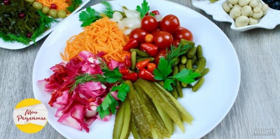 چیدمان میز مزه 2022؛ ایده های ناب برای تزیین میز مزه مخصوص مهمونی ...
