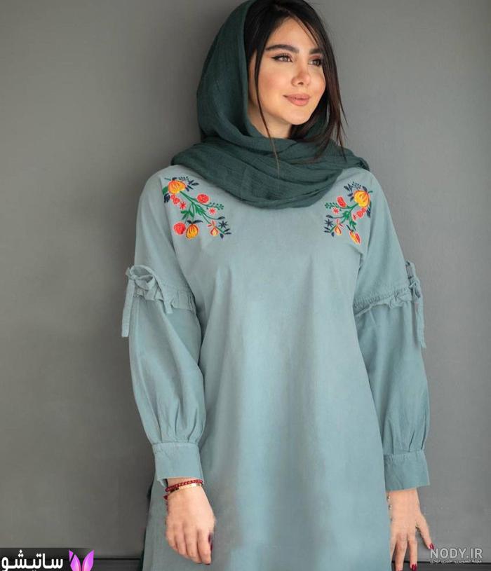 50 مدل مانتو گلدوزی شده شیک و مجلسی