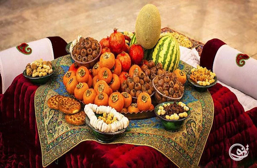تزیین سفره ناهار همرا با سفره آرایی و دیزاین غذاهای ایرانی
