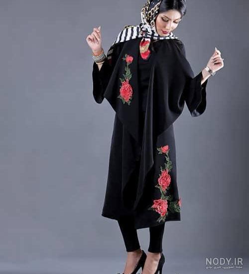جدیدترین مدل مانتو گلدوزی شده مجلسی و سنتی در اینستا