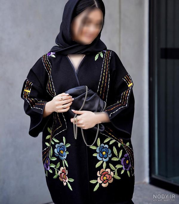 جدیدترین مدل مانتو گلدوزی شده مجلسی و سنتی در اینستا