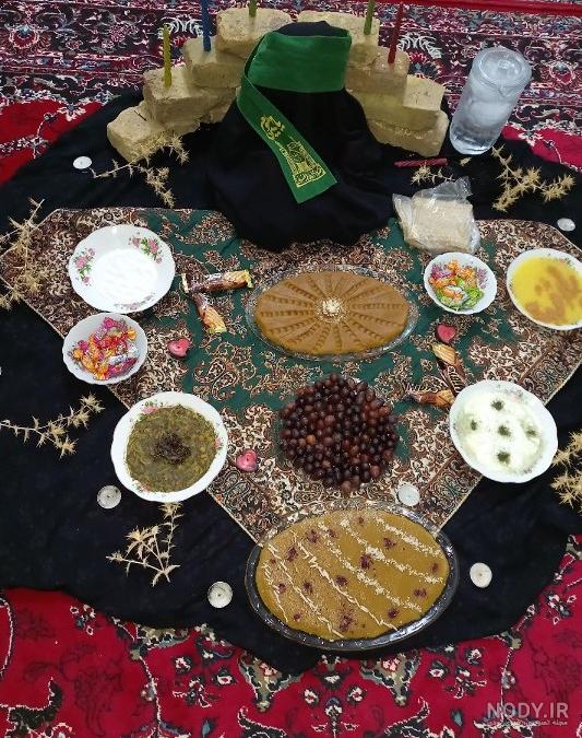سفره حضرت رقیه | 70 مدل تزیین سفره نذری حضرت رقیه بنت الحسین (ع ...