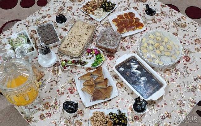 عکس از سفره عید فطر