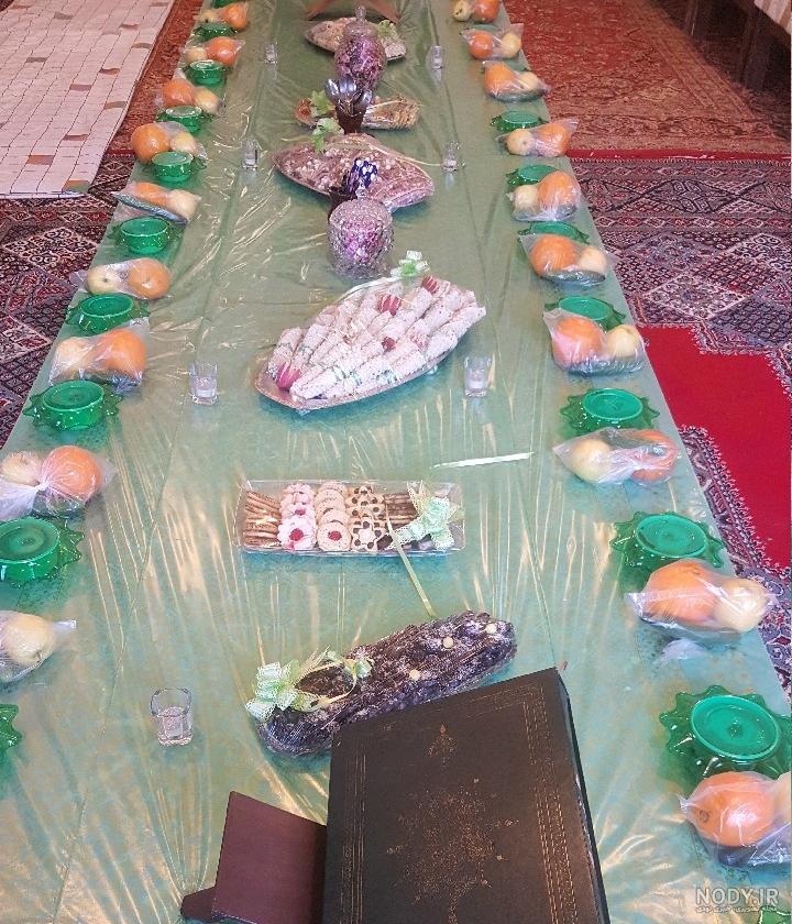عکس سفره حضرت زینب