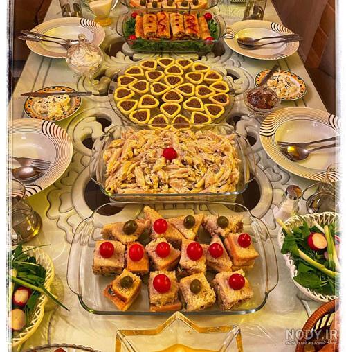 عکس سفره لاکچری
