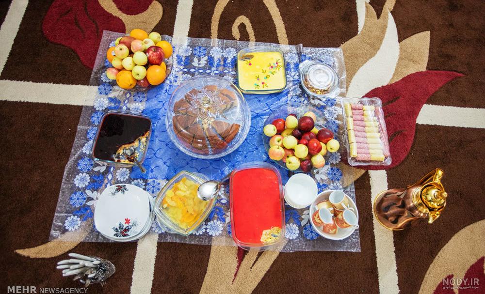 عکس سفره ی عید فطر