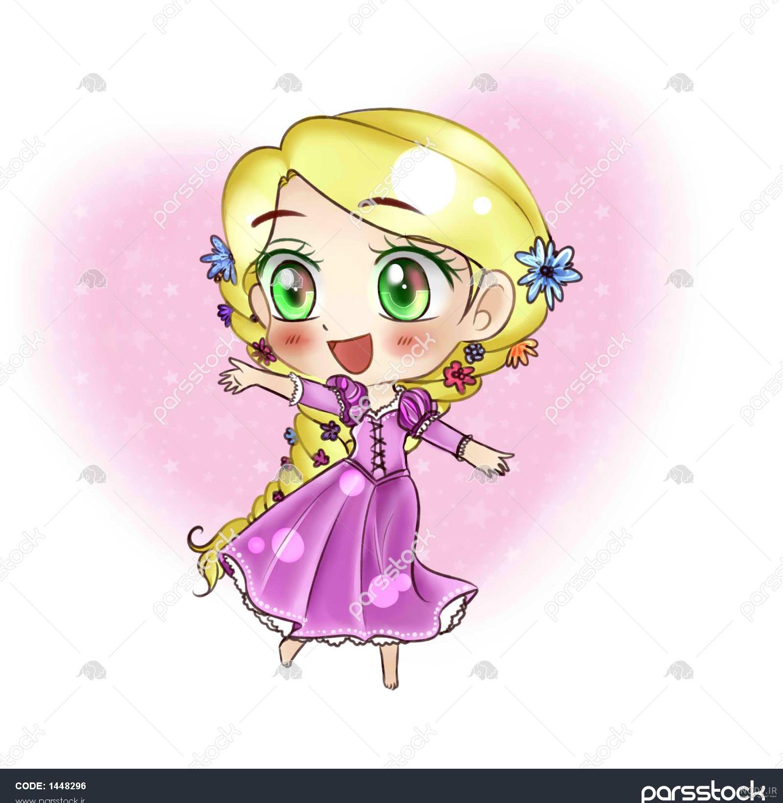 عکس نقاشی گیسو کمند