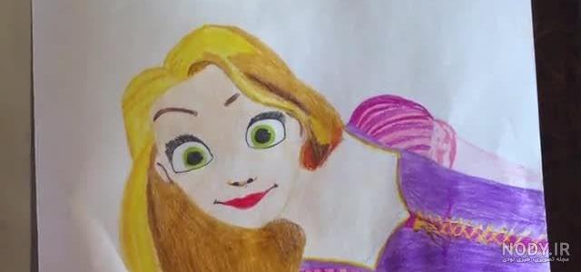 عکس گیسو کمند برای نقاشی
