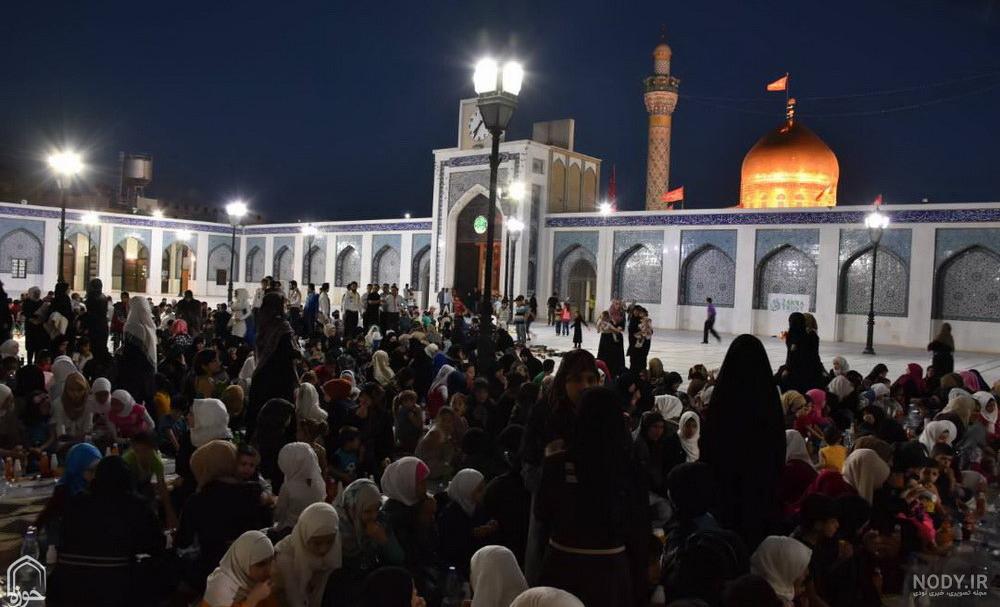 ۳۰ شب افطاری ساده در حرم حضرت زینب (س) + تصاویر - ایرنا