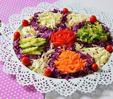 40 عکس از زیباترین مدل تزیین سالاد فصل مجلسی جدید 2018 97