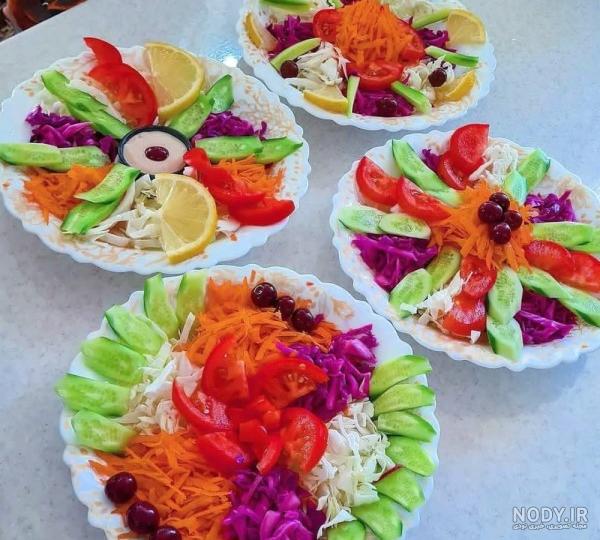 51 عکس جدید از سالاد فصل تزیین شده شیک و مجلسی سال 1399