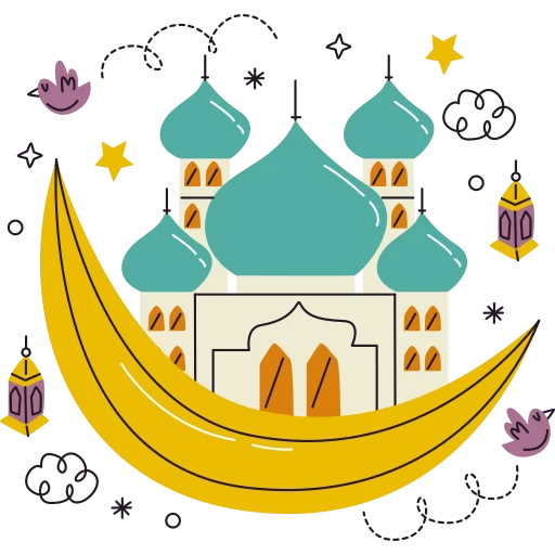40 عکس کارتونی و کیوت ماه رمضان و عید فطر