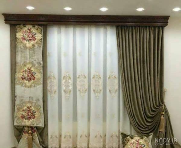 60 مدل پردهای جدید پذیرایی که برای نوروز 1403 بسیار باب شده (جدید ...