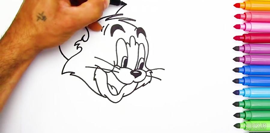 50 نقاشی تام و جری (Tom & Jerry) برای رنگ آمیزی کودکان