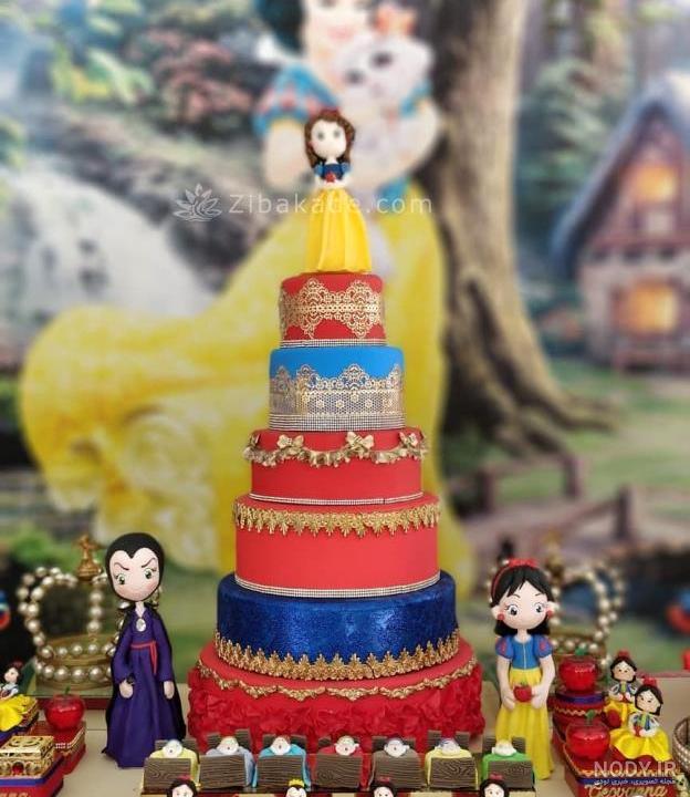 تم تولد سفید برفی - Snow White ماکت سفید برفی - زیباکده تم تولد سفید برفی - Snow White ماکت سفید برفی - زیباکده