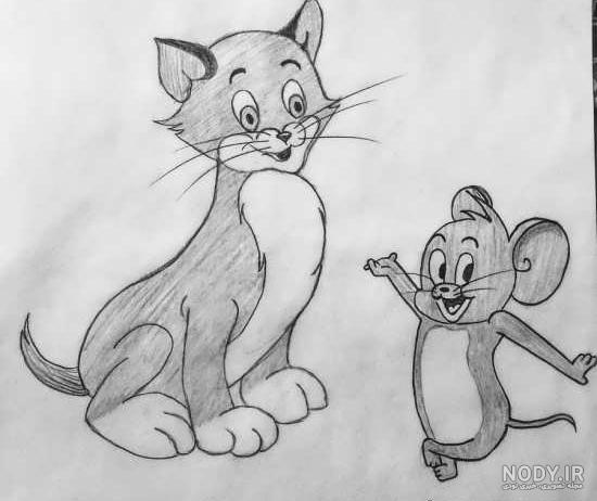 عکس های نقاشی تام و جری