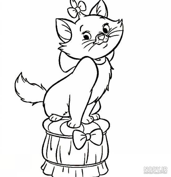 عکس کارتونی گربه نره