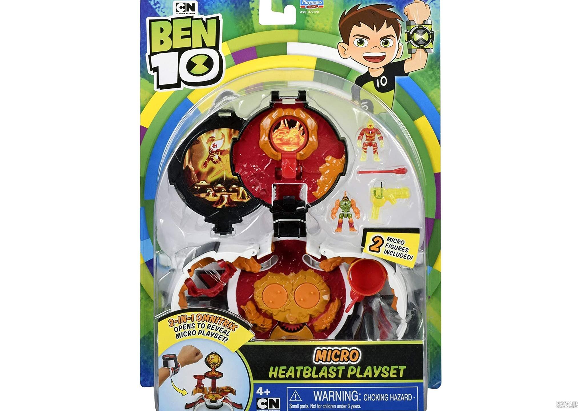 اسباب بازی فقط توی توی | TOY TOY - ساعت و ست بازی بن تن مدل Heatblast اسباب بازی فقط توی توی | TOY TOY - ساعت و ست بازی بن تن مدل Heatblast