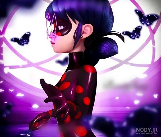 السا مرینت عکس دختر کفشدوزکی و گربه سیاه