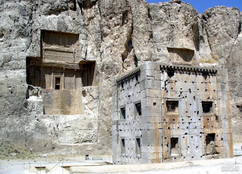 عکس زیبای خفته کوه بیستون