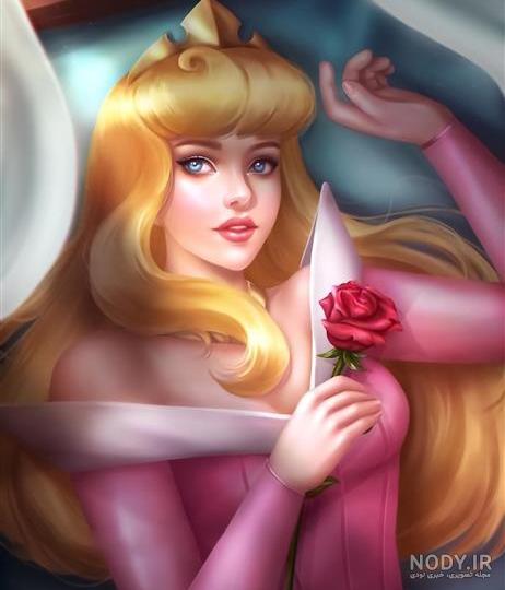 عکس زیبا از زیبای خفته