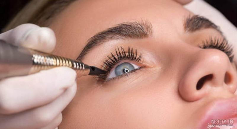اجرای میکروبلیدینگ و بن مژه پایین و بالا