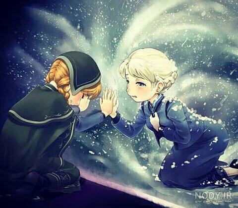 السا و آنا در عروسی راپونزل