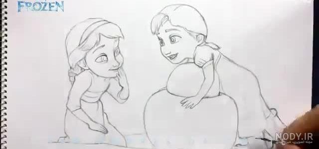عکس نقاشی السا - عکس نودی عکس نقاشی السا - عکس نودی