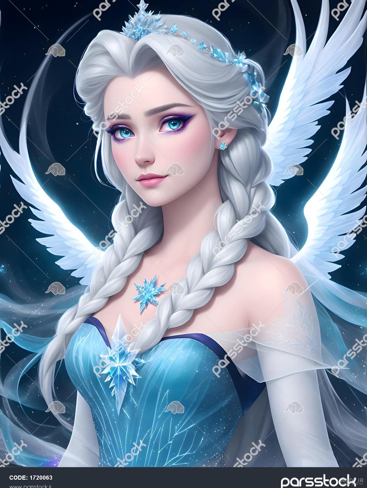 گل سر انبری آنا و السا گل سر انبری آنا و السا