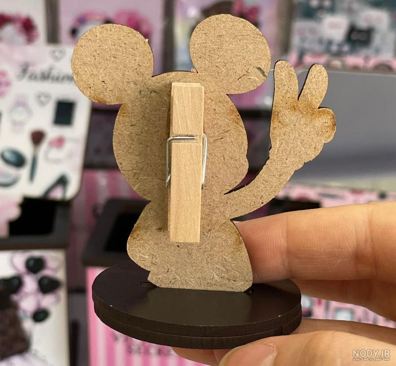 خرید و قیمت شلوار نیم بگ طرح جین پارچه نیل چاپ عکس میکی موس کمر ...