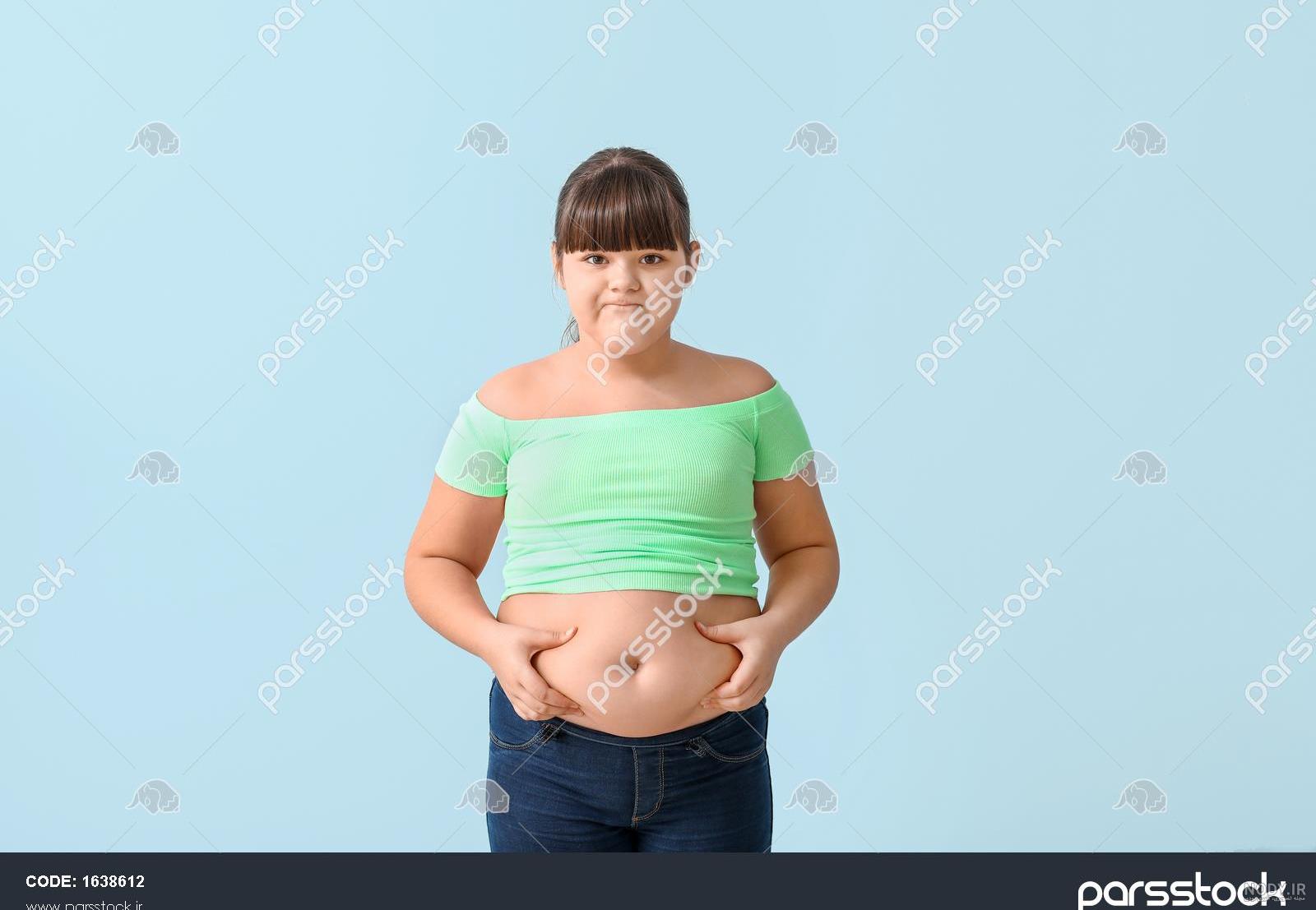 عكس دختر چاق