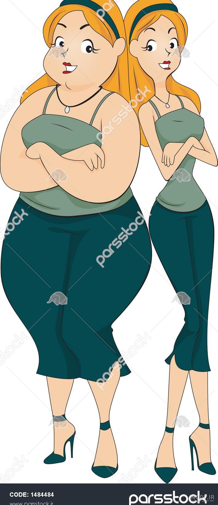 عکس زن چاق خنده دار