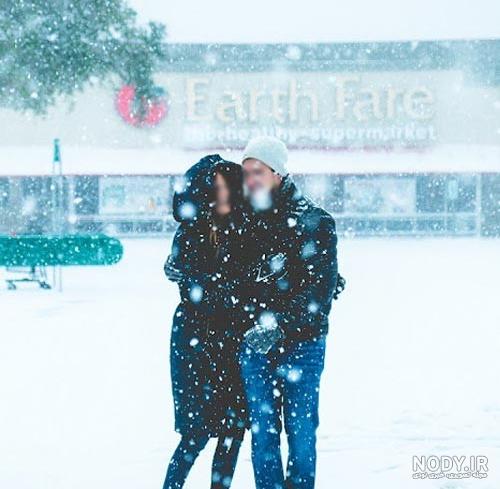 عکس عاشقانه برفی برای پروفایل عکس عاشقانه برفی برای پروفایل