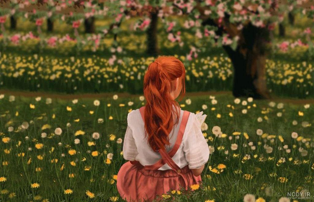 عکس پروفایل دخترانه فصل بهار - ژاویز