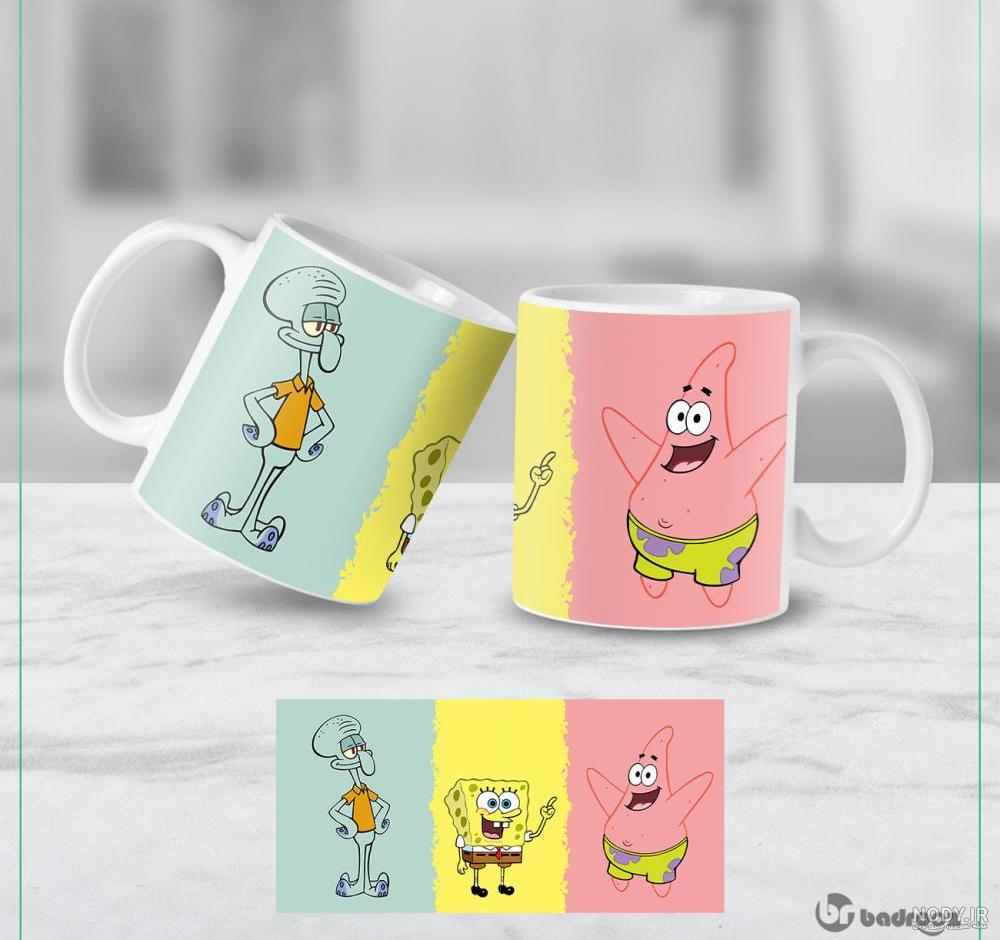 فروشگاه آنلاین دردونه | لیوان تم باب اسفنجی (Bob Esponja)