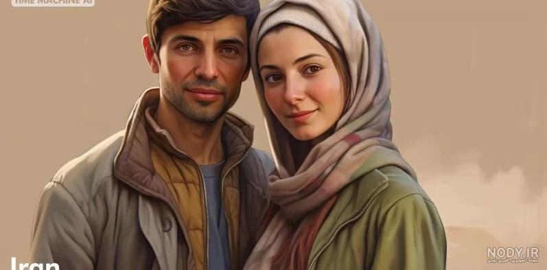 عکس عاشقانه هوش مصنوعی