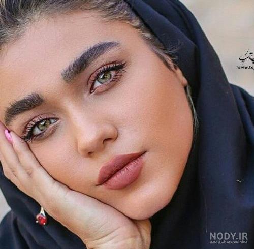 عکس بچه خوشگل چشم رنگی دختر ایرانی