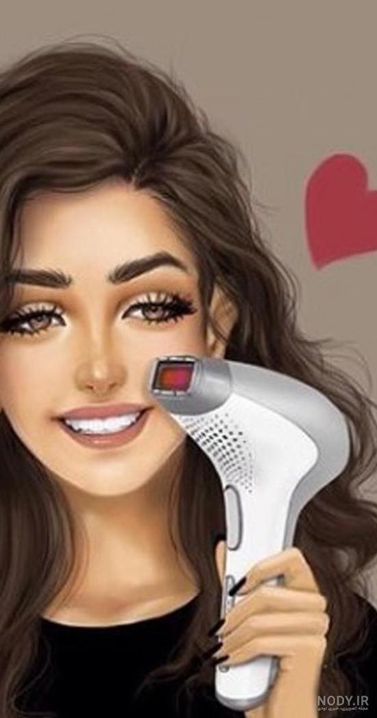عکس دخترونه صفحه گوشی - عکس نودی