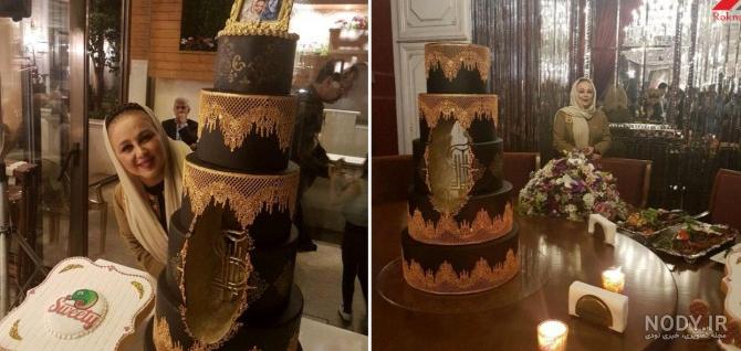 عکس عروس با کیک تولد