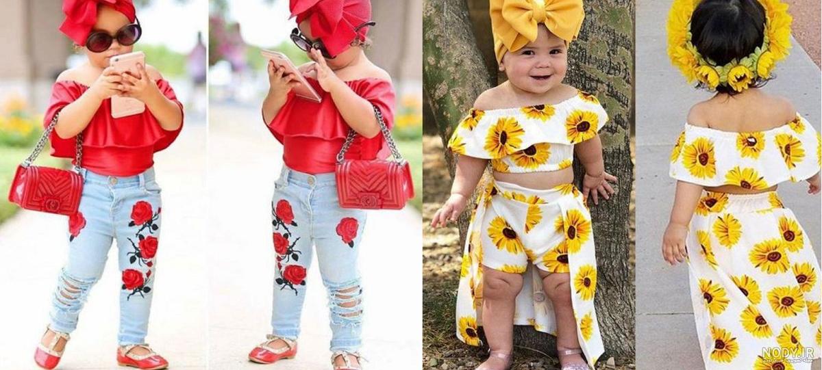 عکس لباس تابستانه بچه گانه دخترانه