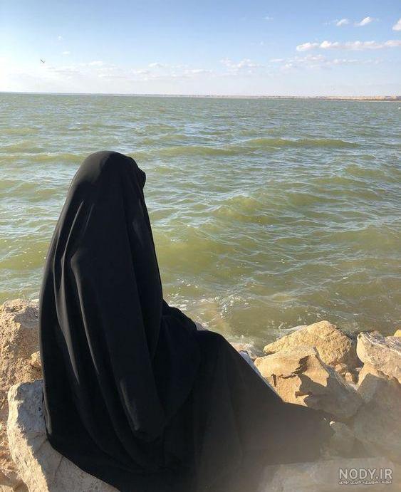 عکس پروفایل دختر با حجاب غمگین